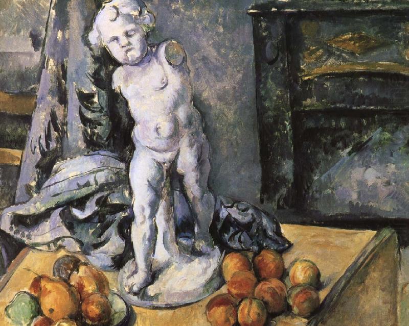 Paul Cezanne God of Love plaster figure likely still life china oil painting image